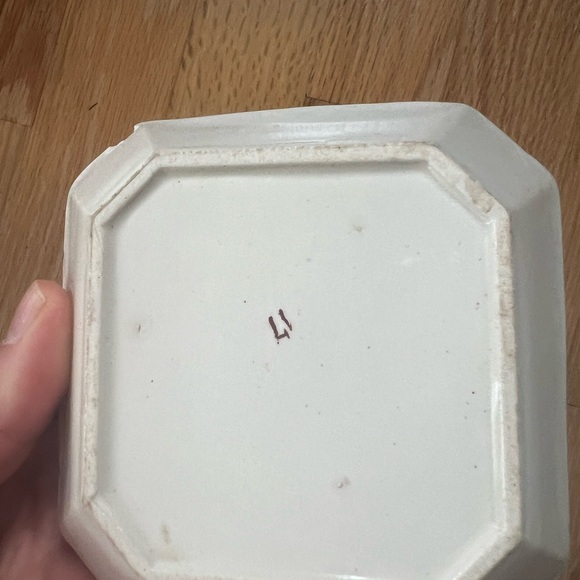 Antique Leam H.Alcock Platter and butter dish - Picture 8 of 9